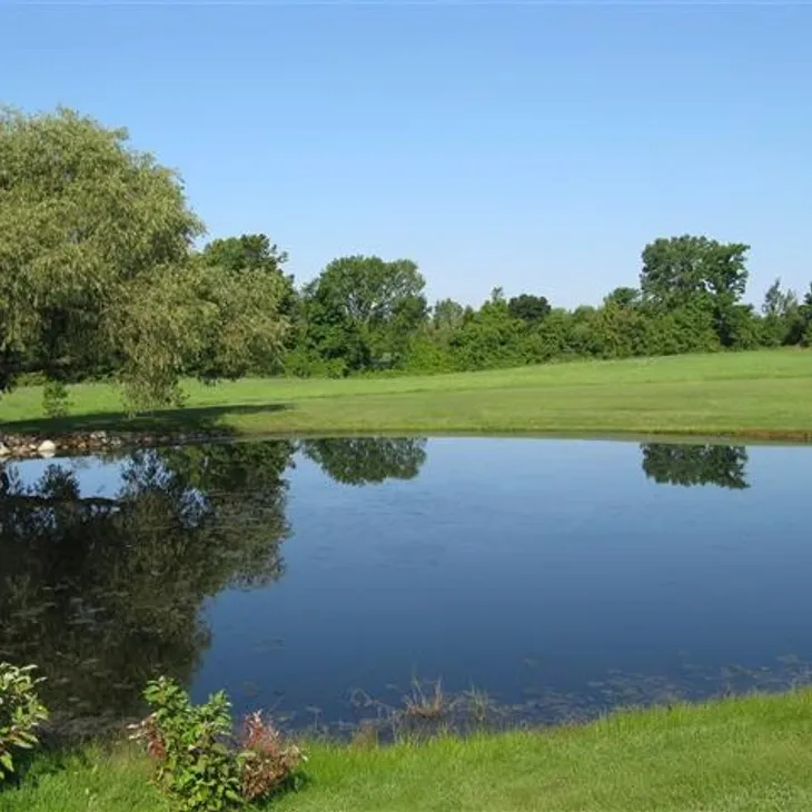 pond at green cemetery